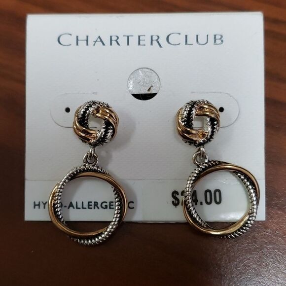 Charter club earrings  - Picture 1 of 1